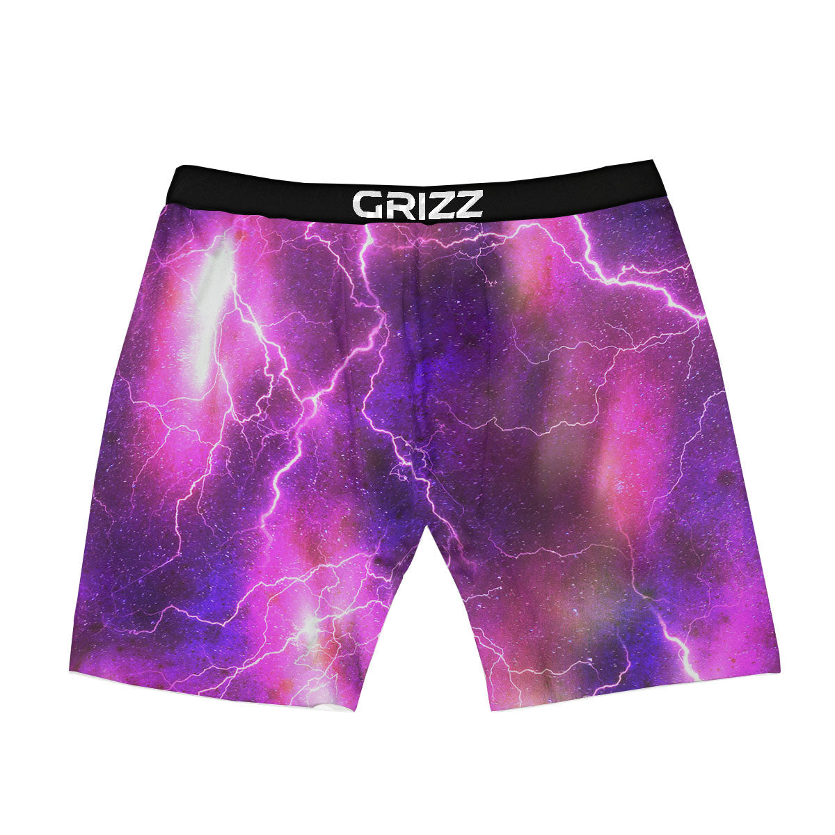 Plasma Lightning Print Boxer Briefs-grizzshop