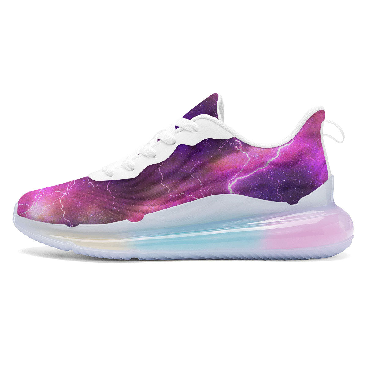 Plasma Lightning Print Running Sneakers-grizzshop