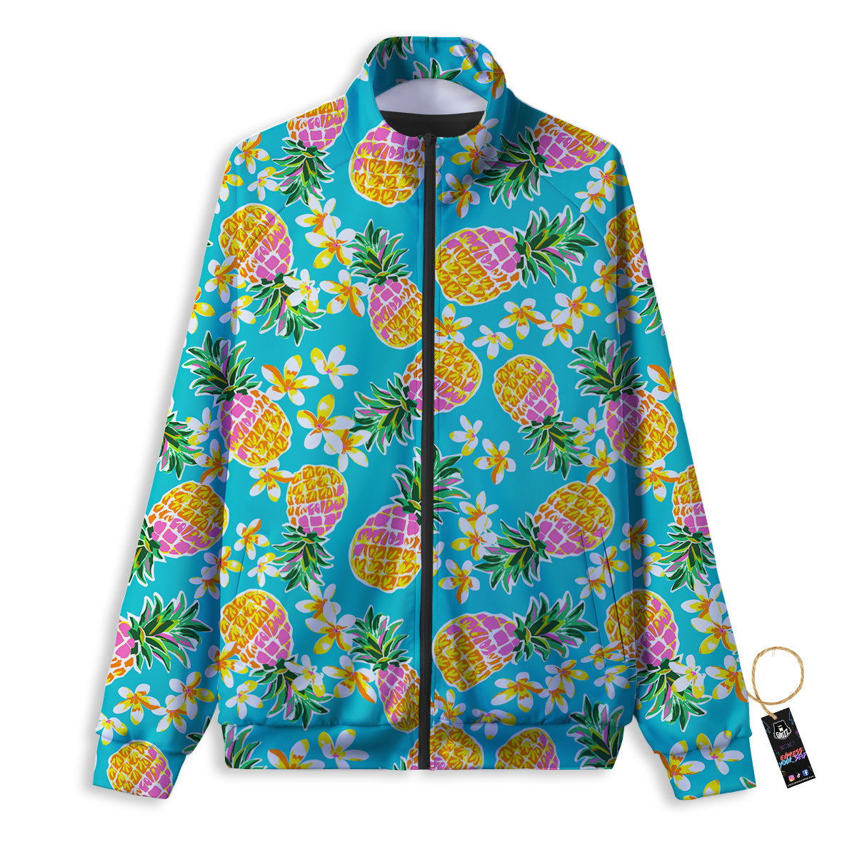 Plastic Blocks Building Print Pattern Track Jacket-grizzshop
