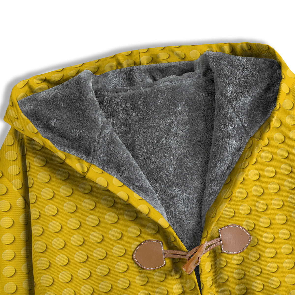 Plastic Building Blocks Yellow Print Pattern Men's Windbreaker Jacket-grizzshop