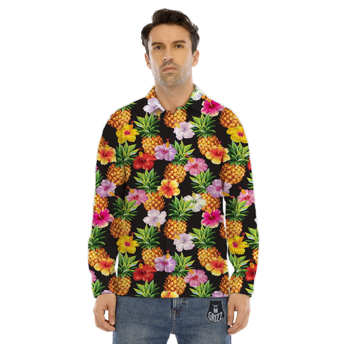 Play Dart Drink Beer Print Men's Dress Shirts-grizzshop