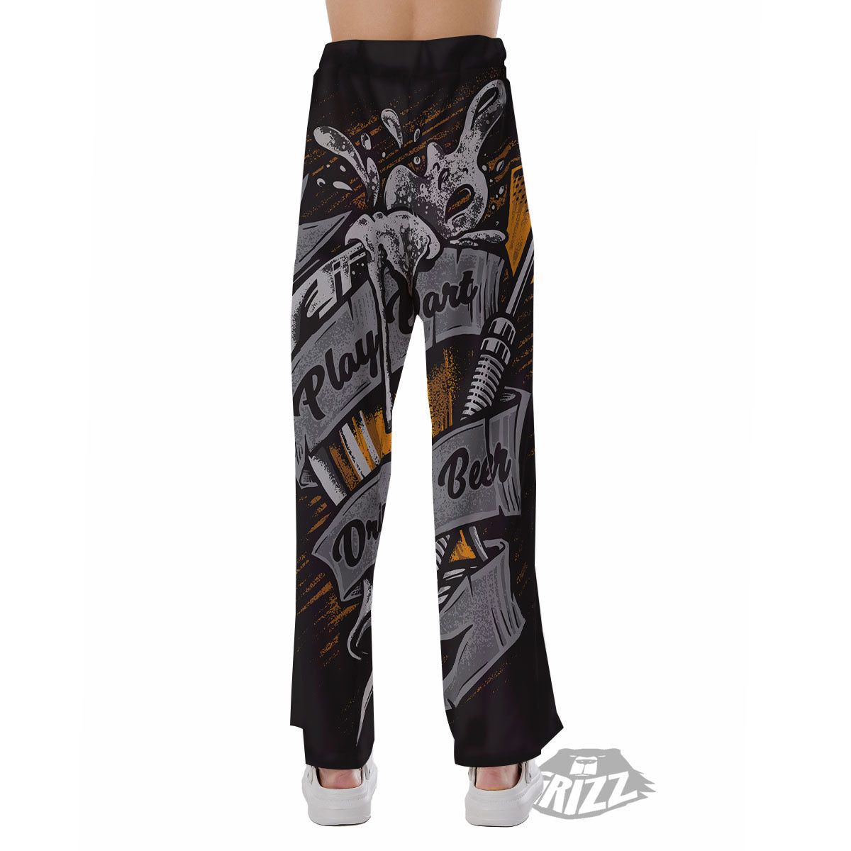Play Dart Drink Beer Print Pajama Pants-grizzshop