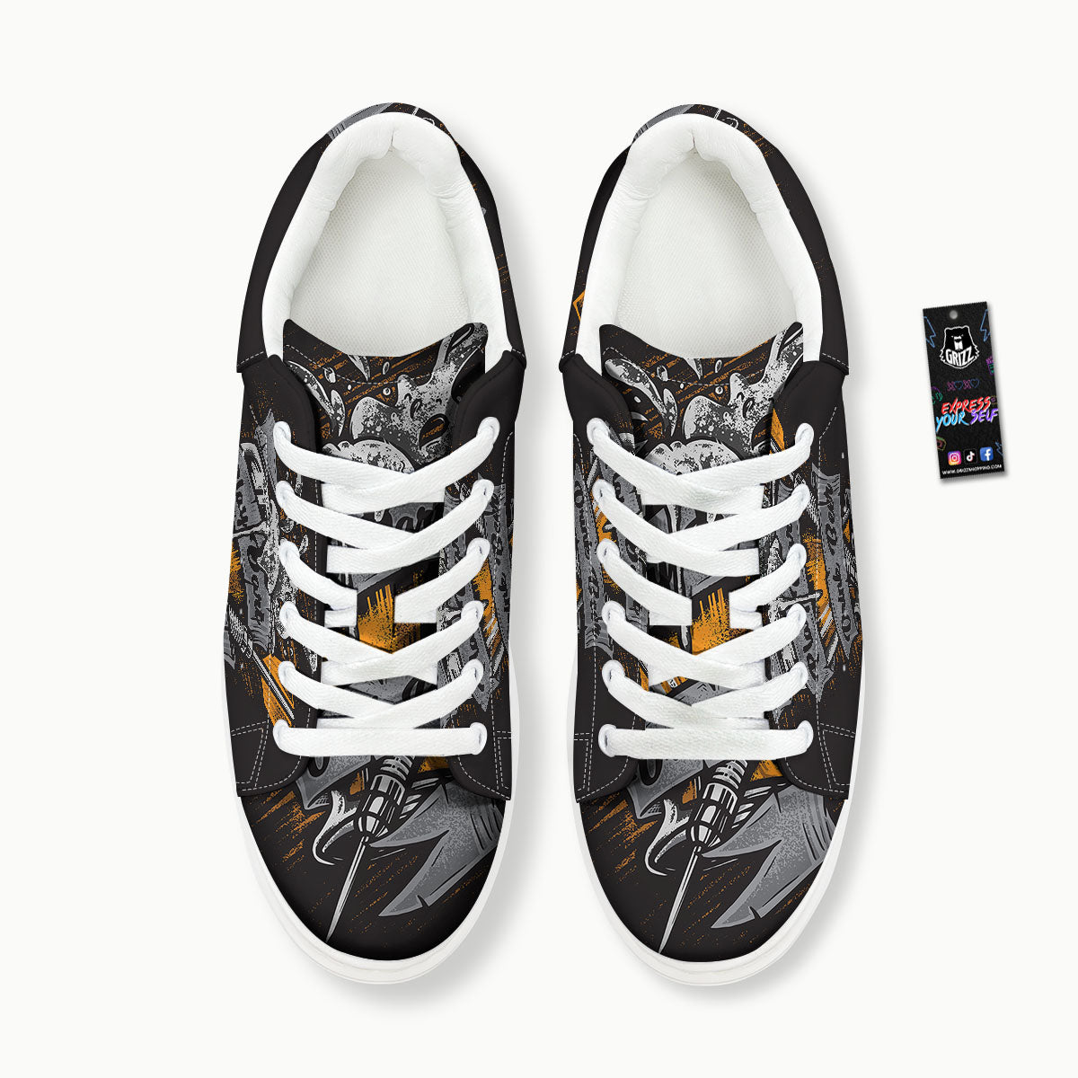 Play Dart Drink Beer Print Platform Shoes-grizzshop
