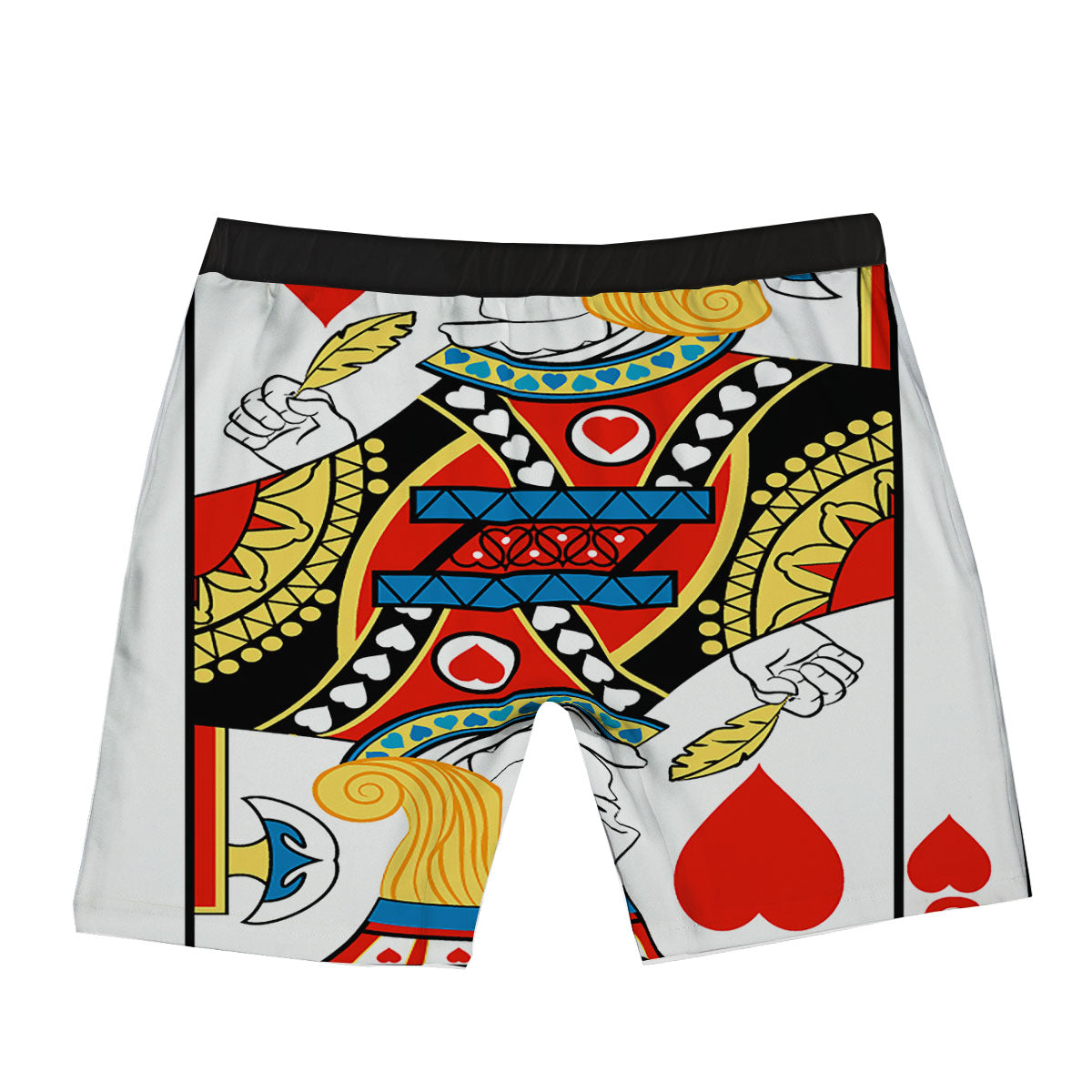 Playing Card Jack Of Hearts Print Boxer Briefs-grizzshop