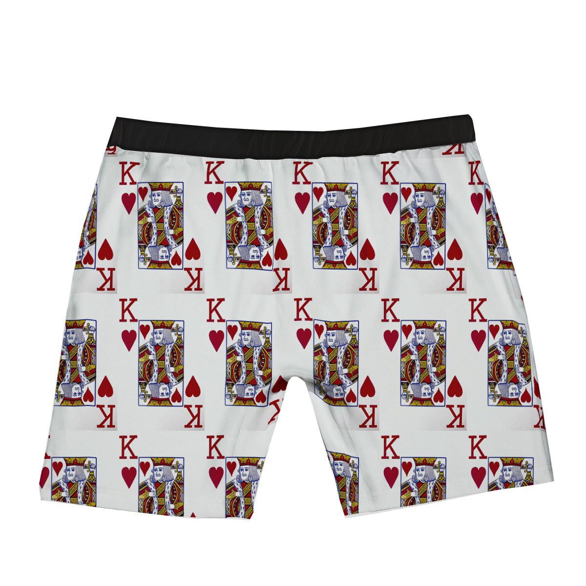 Playing Card King Of Hearts Print Pattern Boxer Briefs-grizzshop