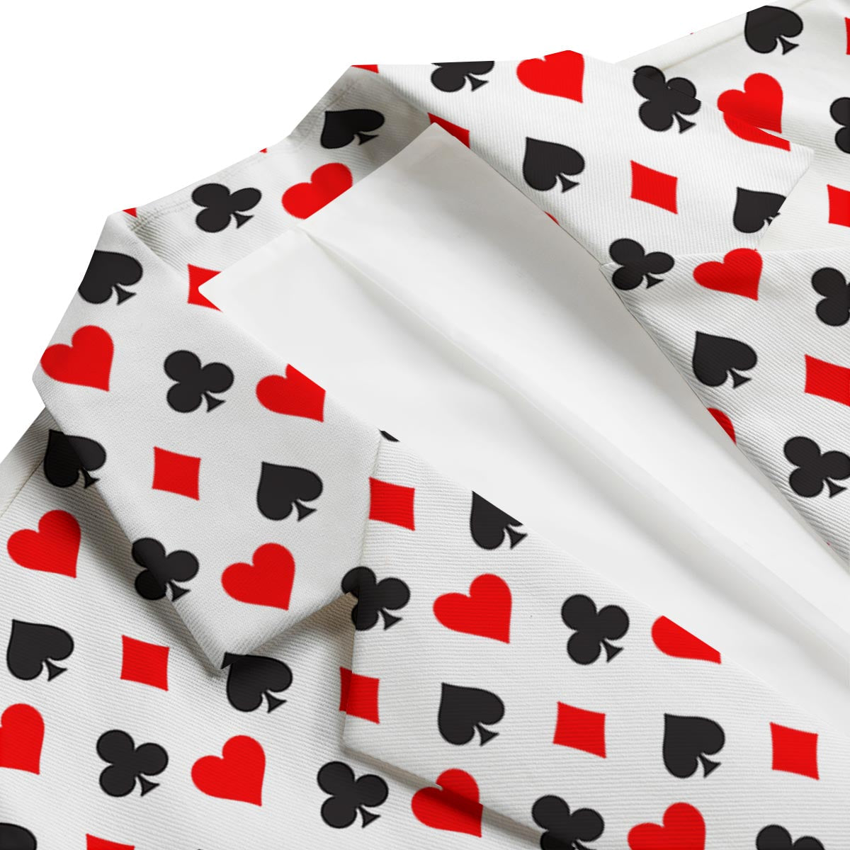 Playing Card Poker Casino Pattern Print Men's Blazer-grizzshop