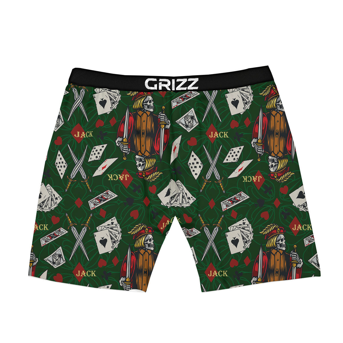 Playing Card Suits Poker Print Pattern Boxer Briefs-grizzshop