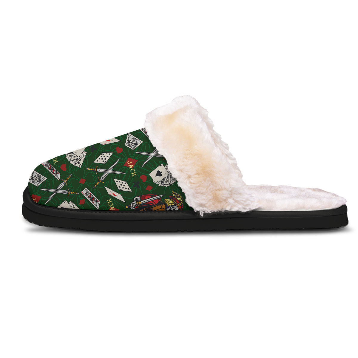 Playing Card Suits Poker Print Pattern Slippers-grizzshop