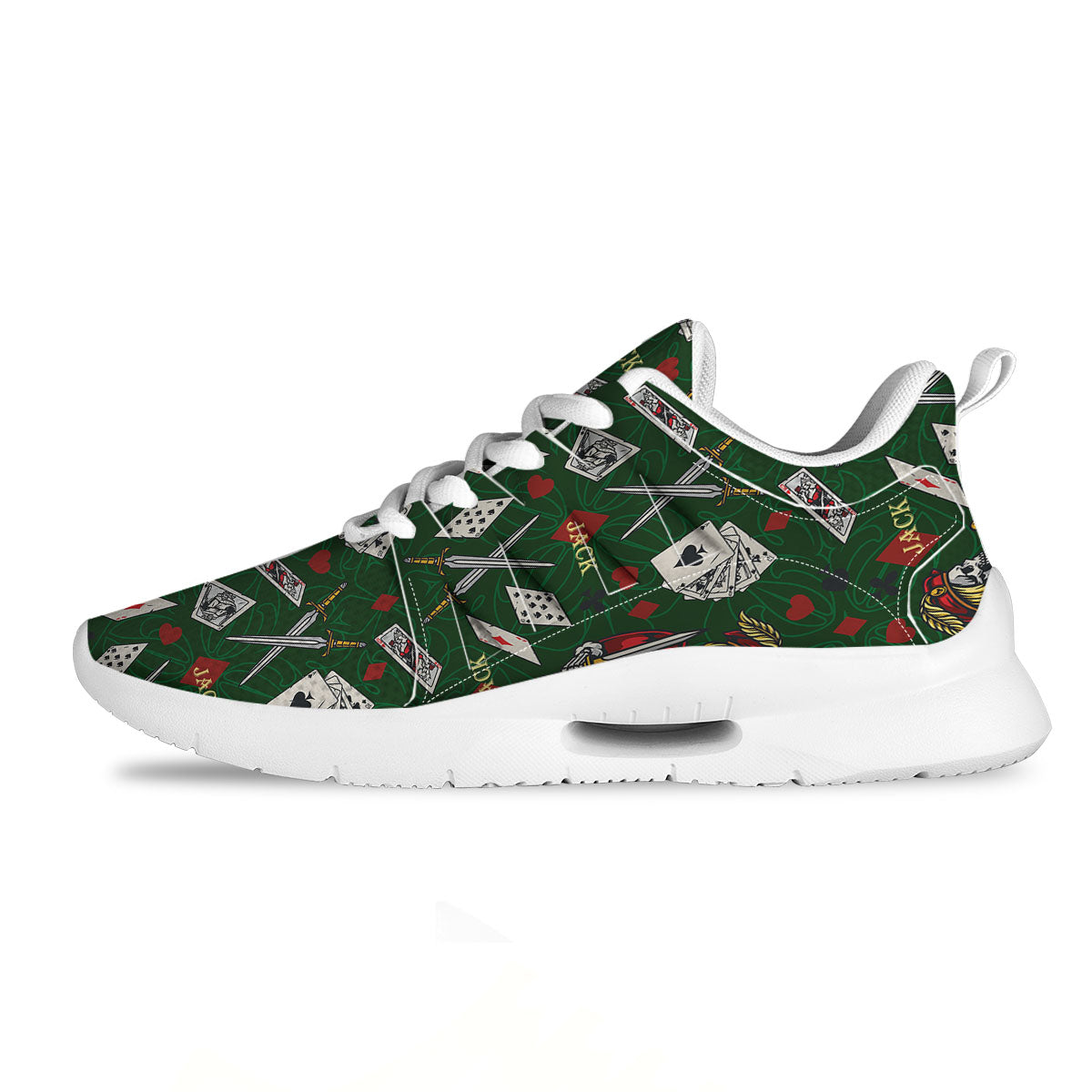 Playing Card Suits Poker Print Pattern Tennis Shoes-grizzshop