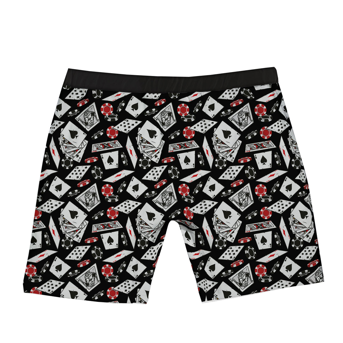 Playing Cards Ace Print Pattern Boxer Briefs-grizzshop