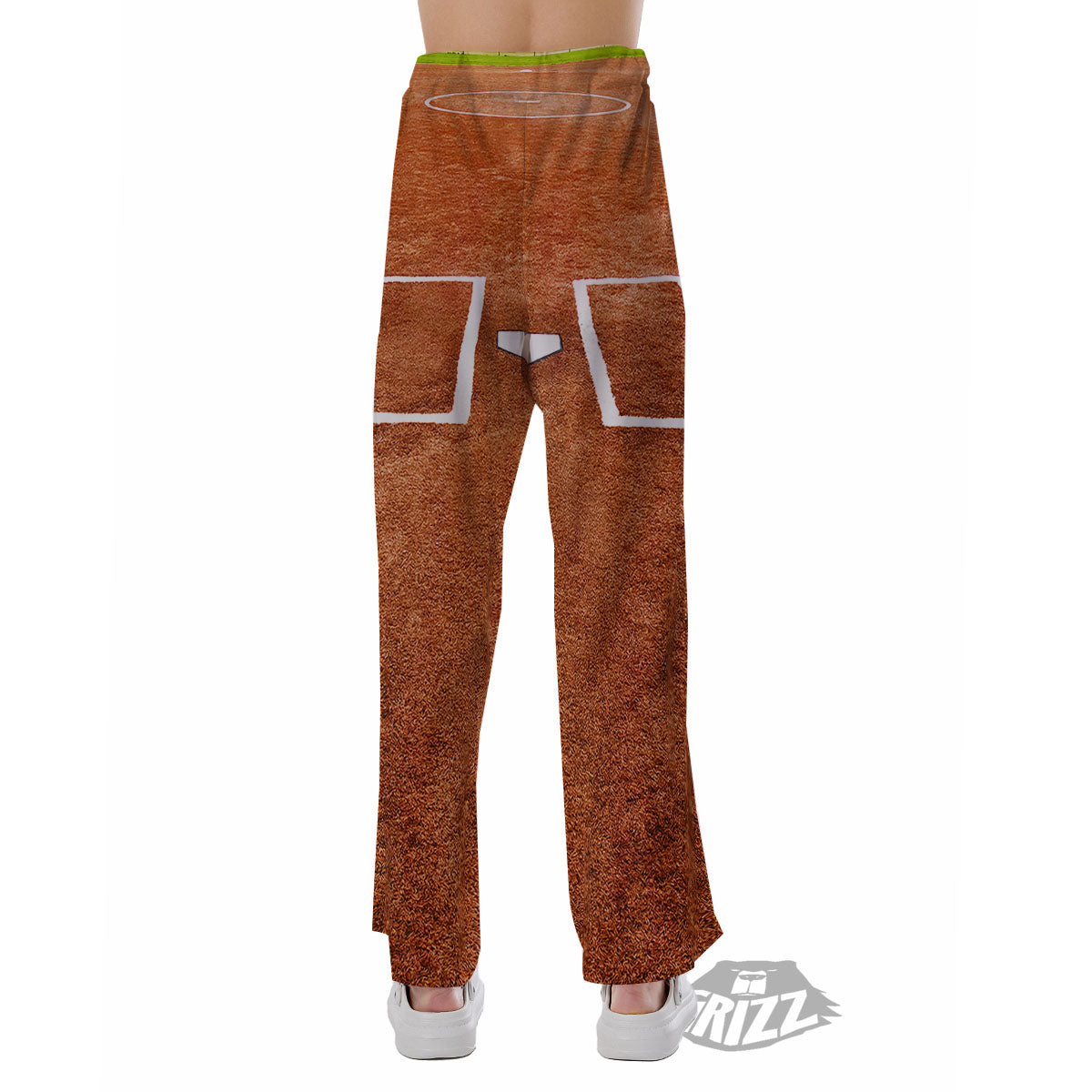 Playing Field Softball Print Pajama Pants-grizzshop