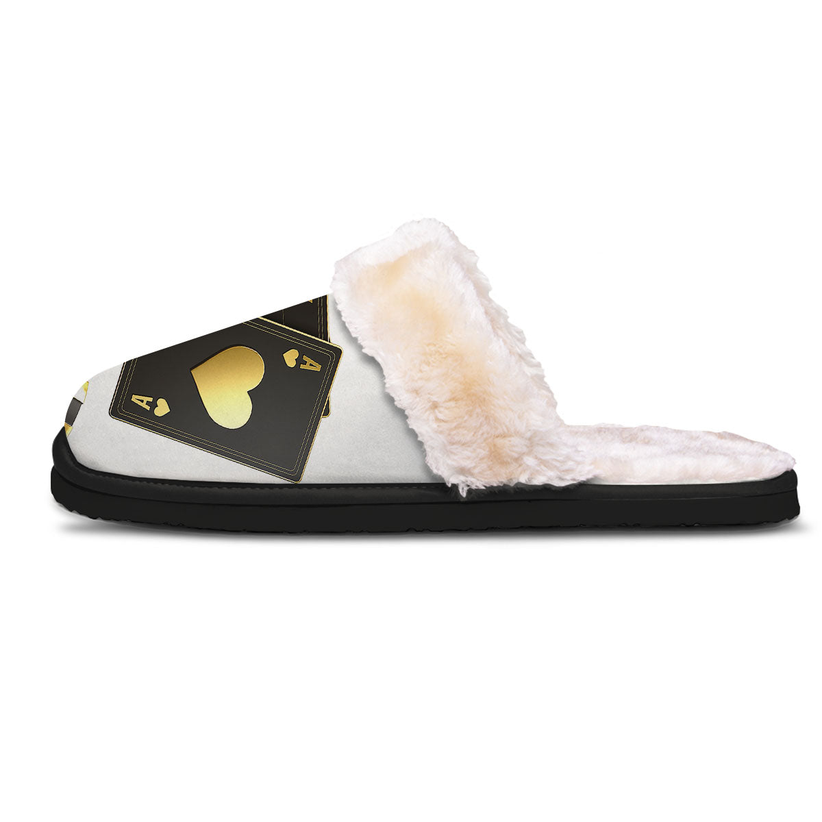 Poker Cards Print Slippers-grizzshop