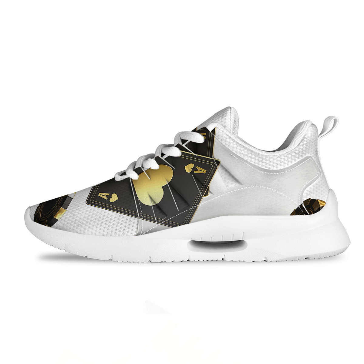 Poker Cards Print Tennis Shoes-grizzshop