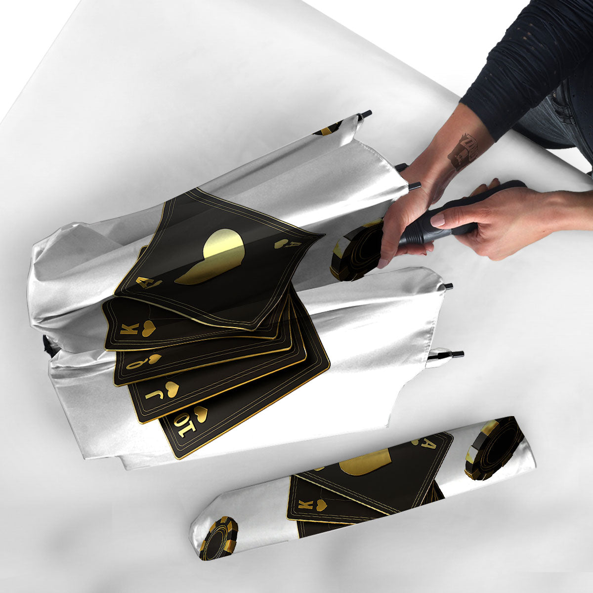 Poker Cards Print Umbrella-grizzshop