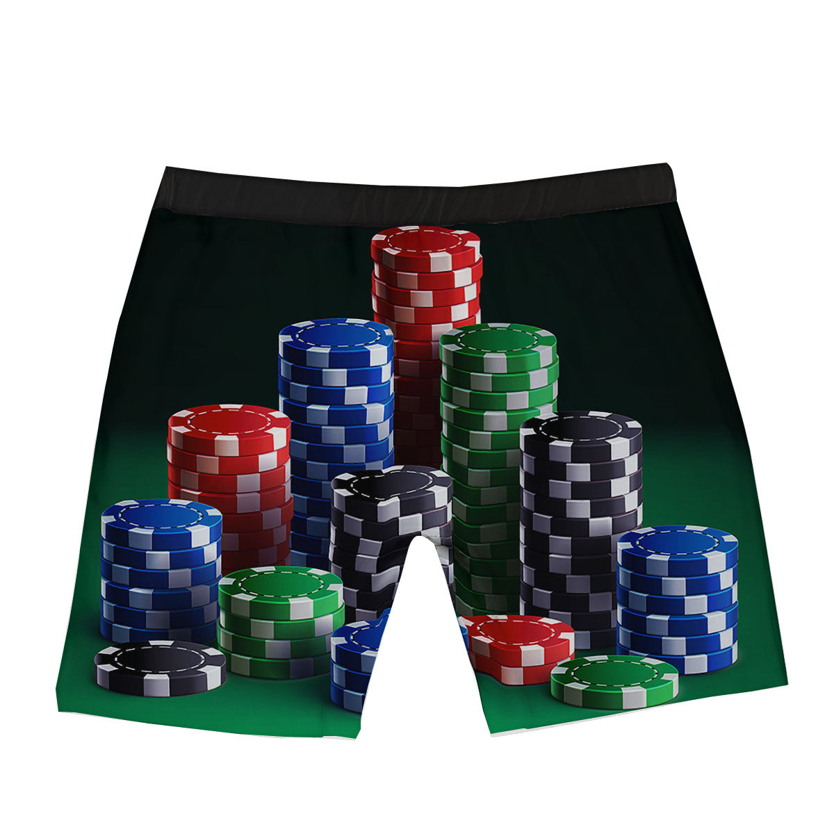 Poker Chips Print Boxer Briefs-grizzshop