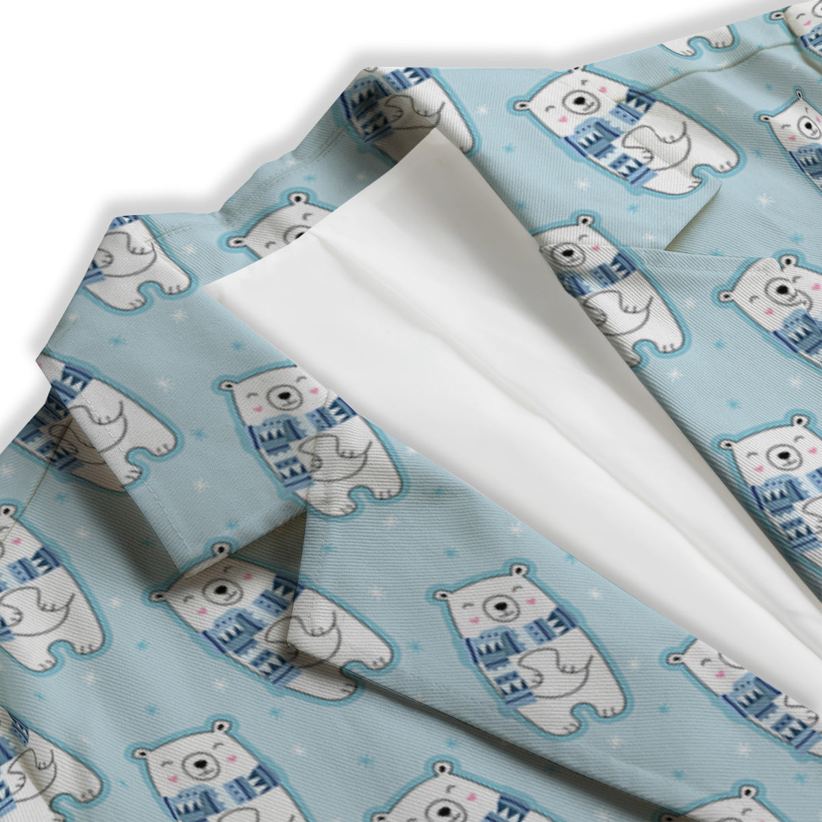 Polar Bear Cute Print Pattern Women's Blazer-grizzshop