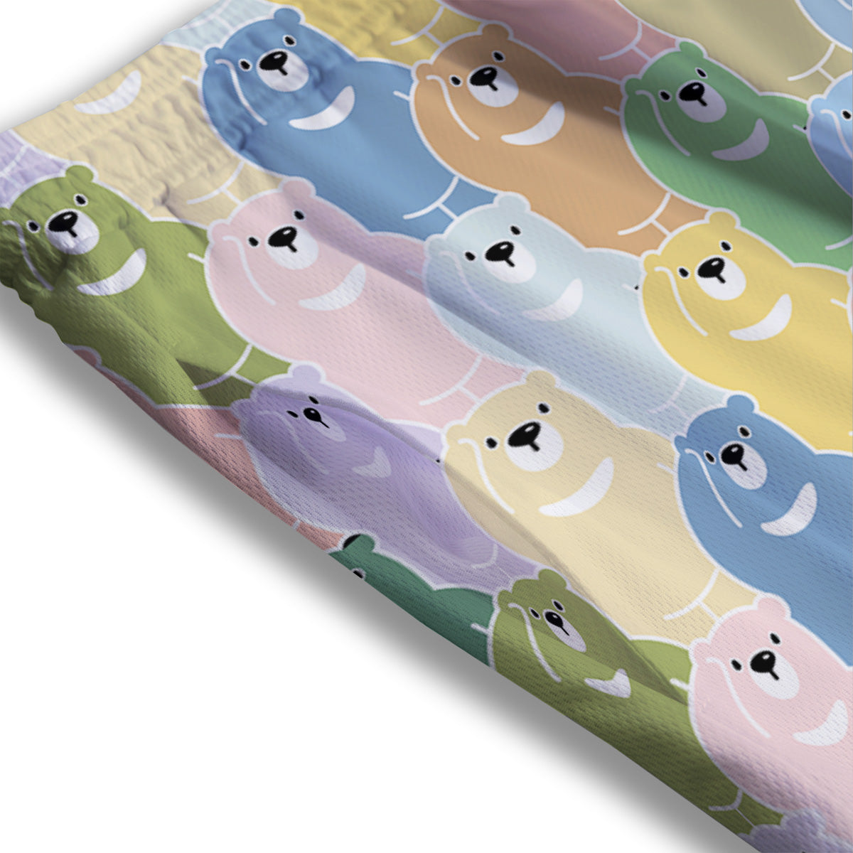 Pug Cute Print Pattern Mesh Shorts