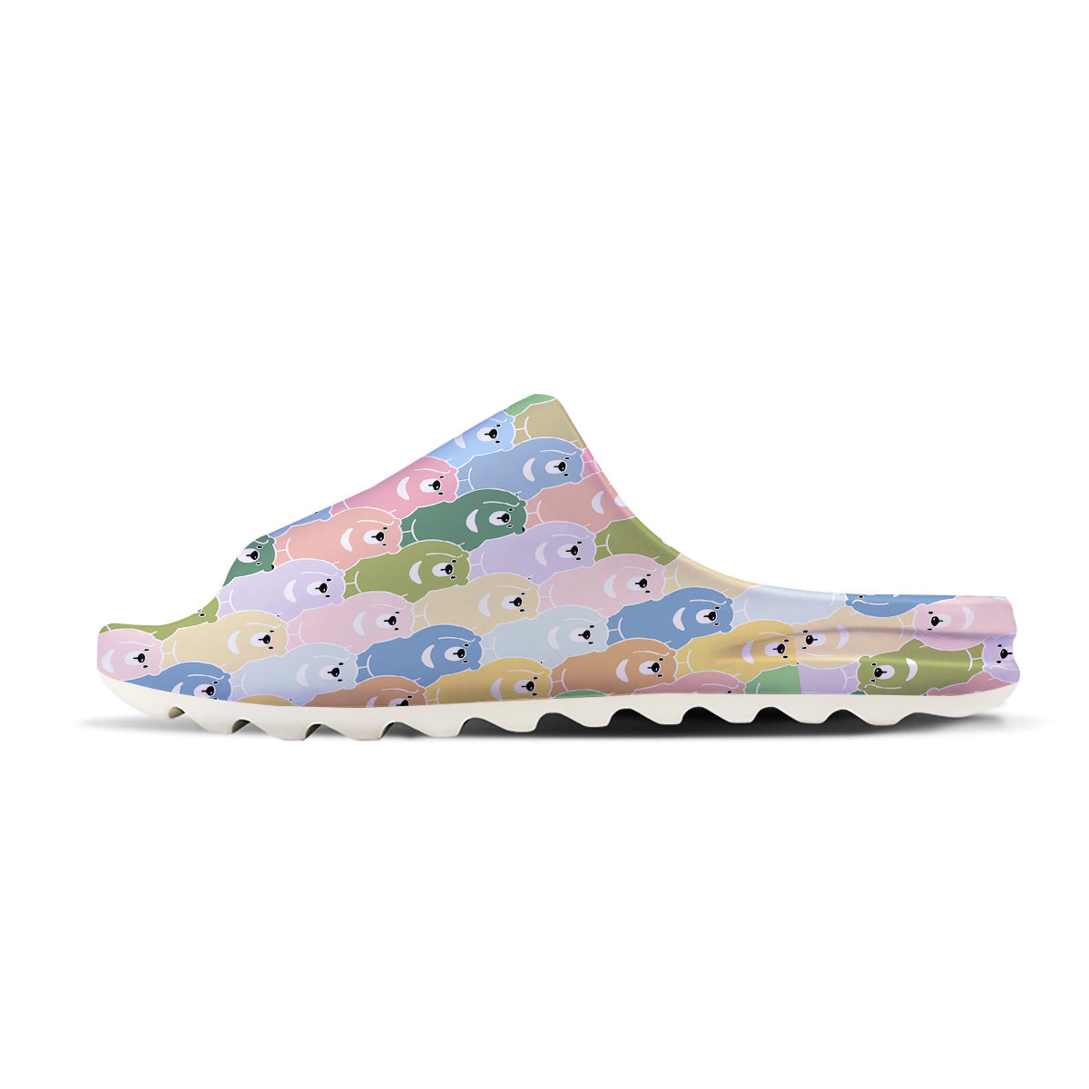 Polar Bear Pastel Print Pattern Sandals-grizzshop