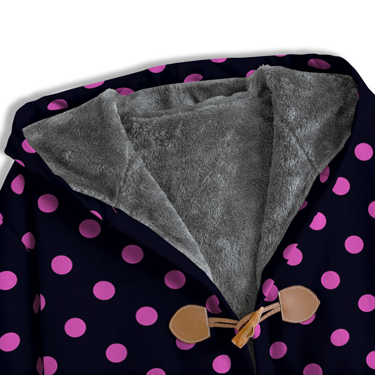 Polka Dot Black And Pink Print Pattern Men's Windbreaker Jacket-grizzshop