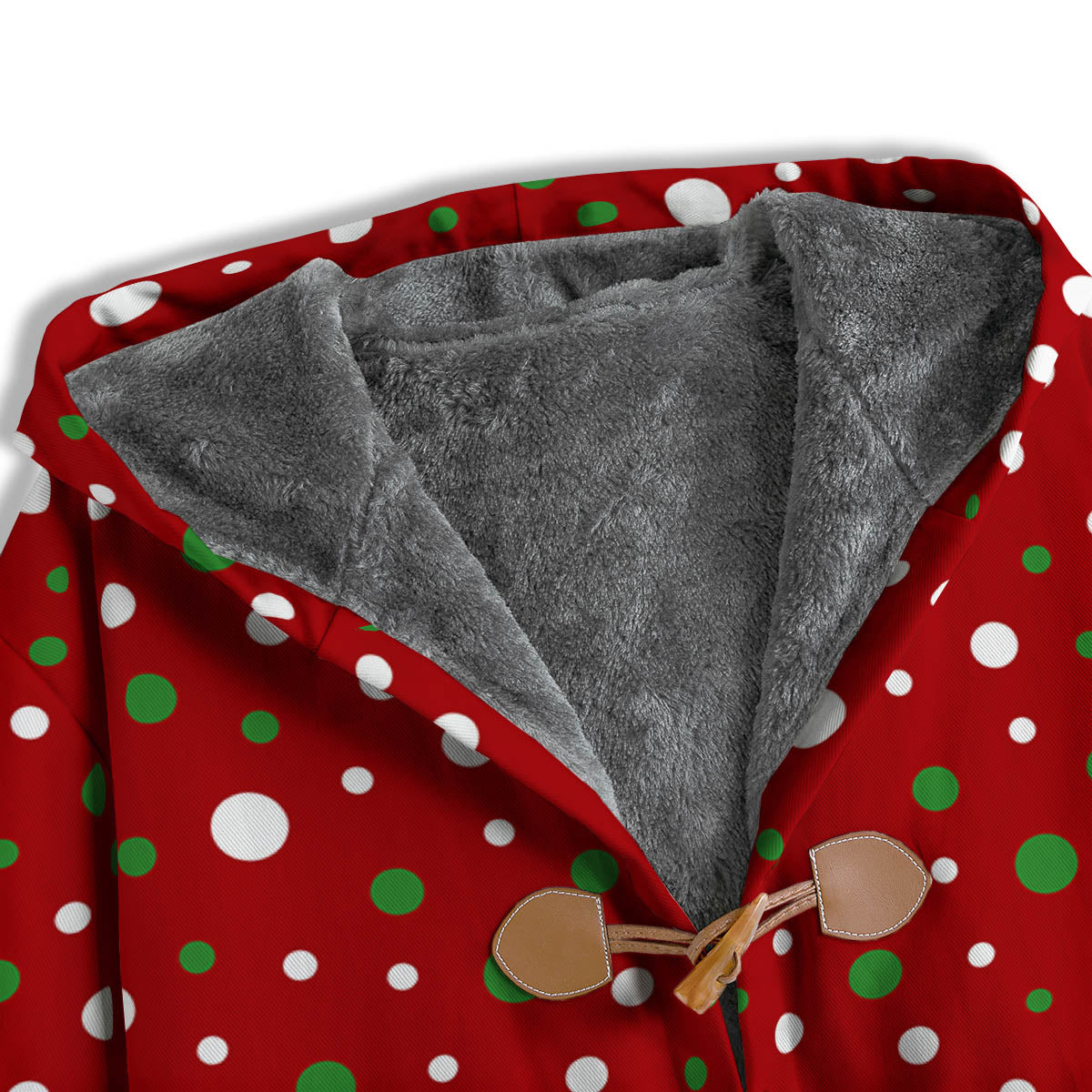 Polka Dot Christmas Style Print Pattern Men's Windbreaker Jacket-grizzshop
