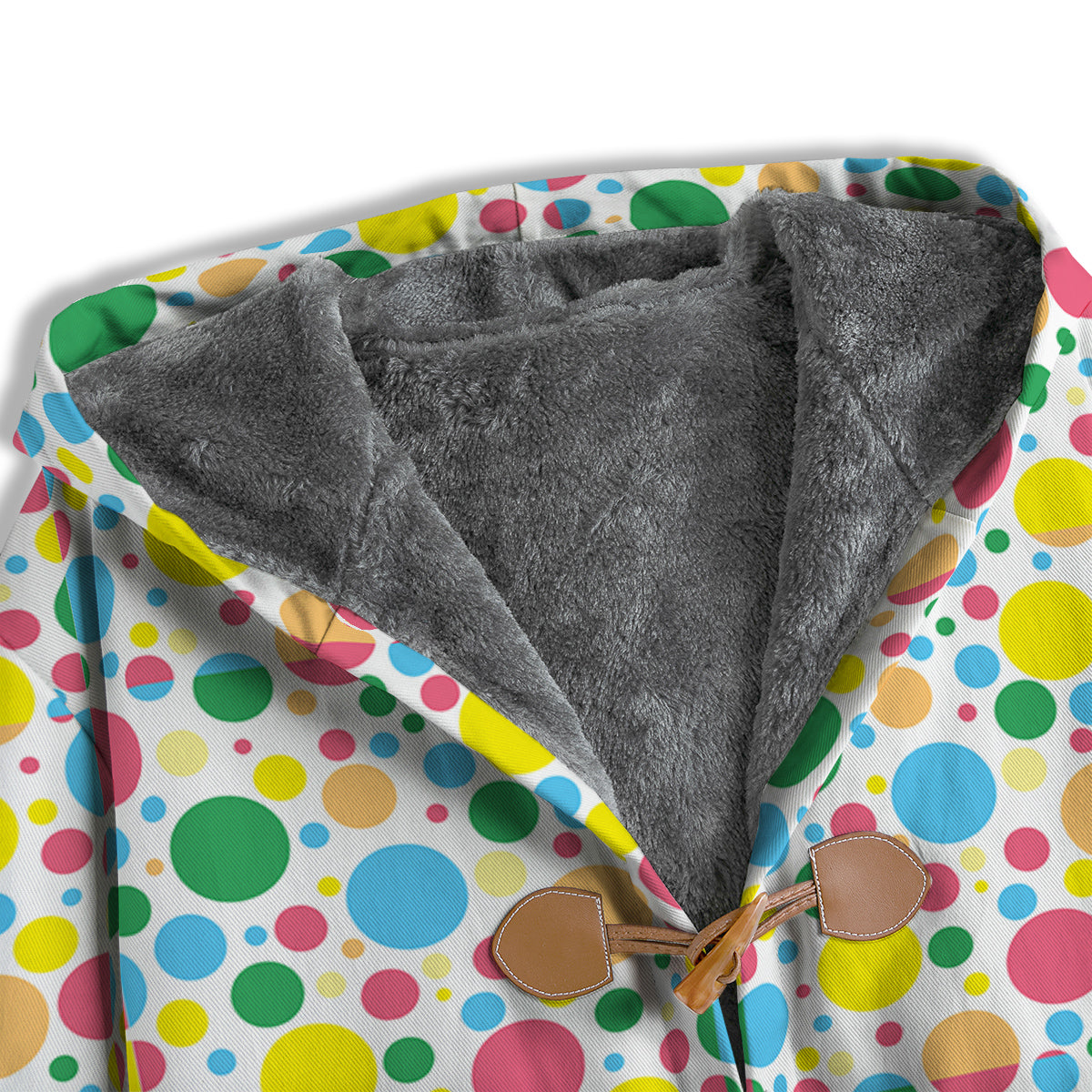 Polka Dot Colorful Print Pattern Men's Windbreaker Jacket-grizzshop