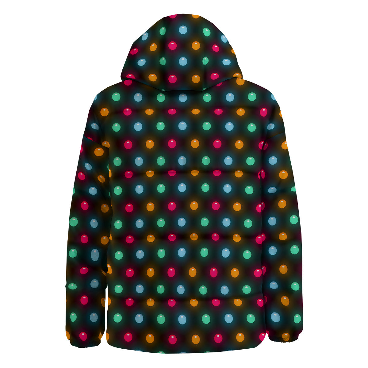Polka Dot Light Print Down Jacket-grizzshop
