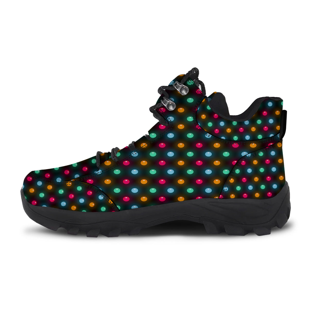 Polka Dot Light Print Hiking Shoes-grizzshop