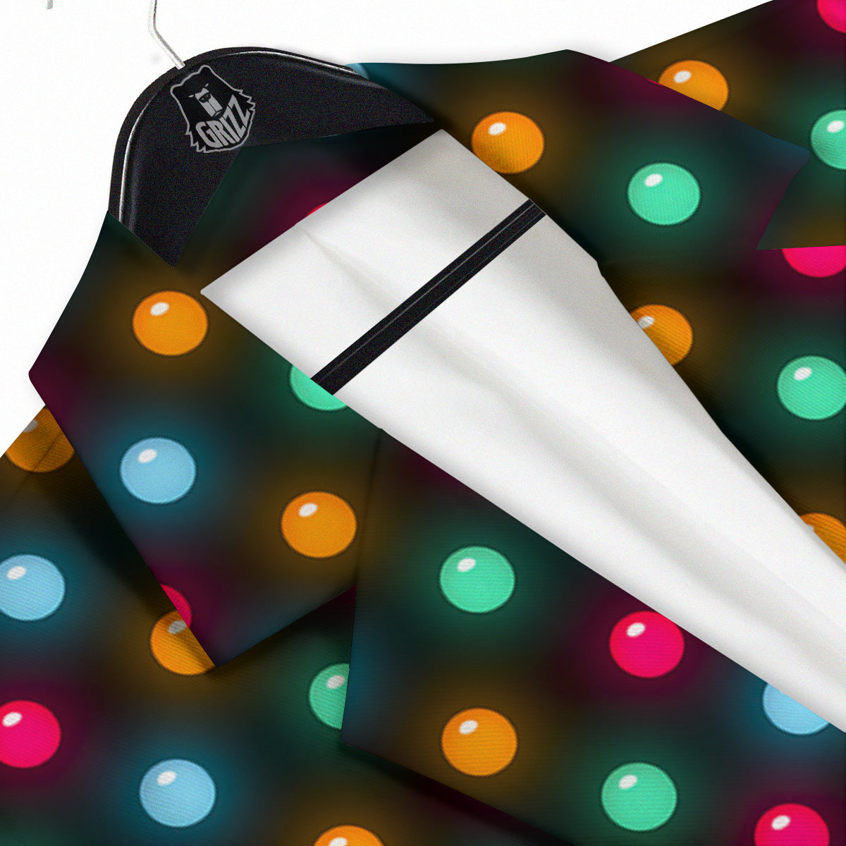 Polka Dot Light Print Men's Sport Coat-grizzshop