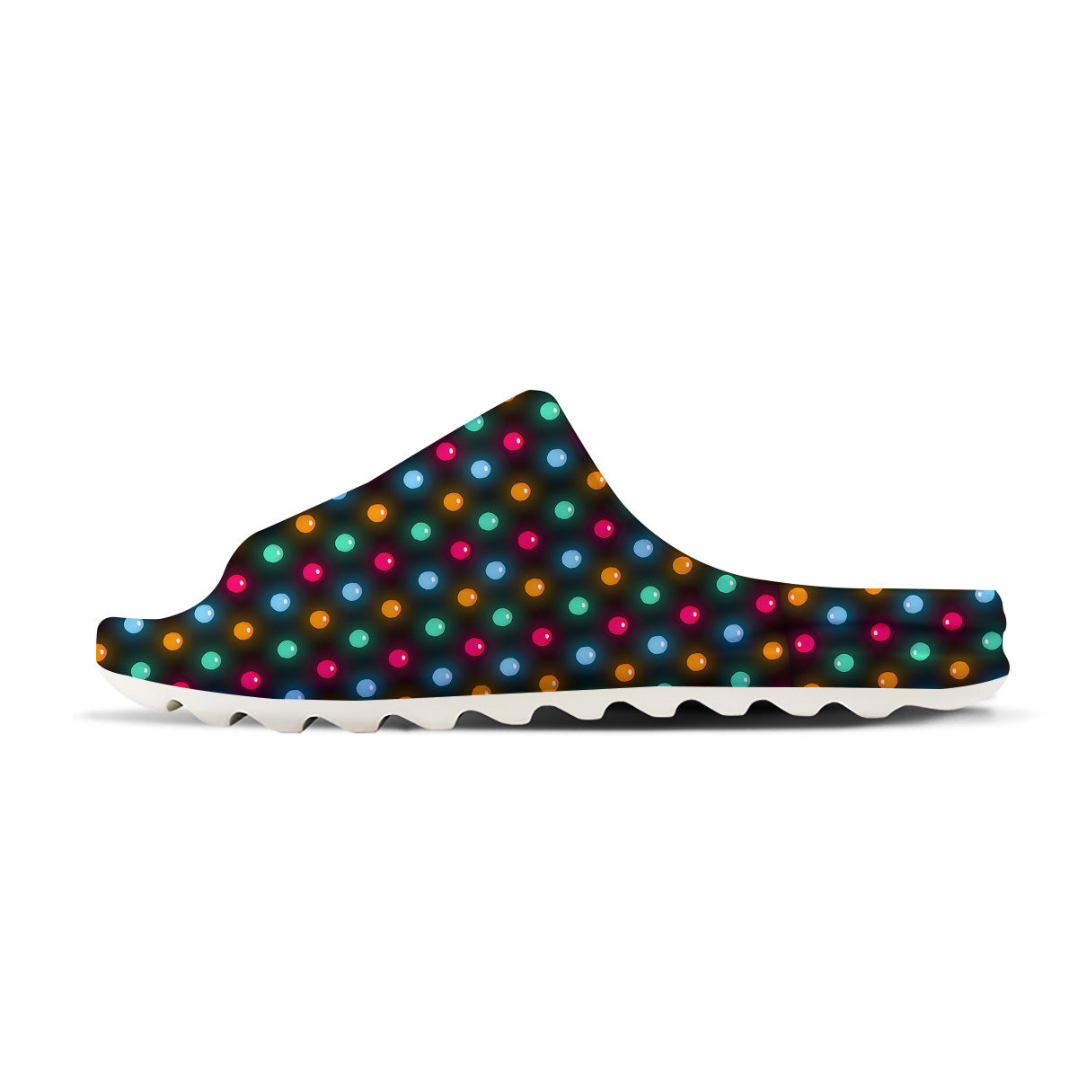 Polka Dot Light Print Sandals-grizzshop