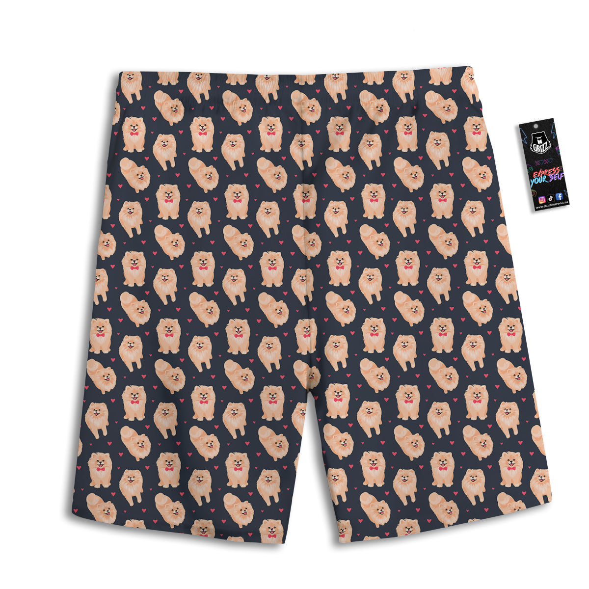 Rainbow Eyes LGBT Pride Print Pattern Men's Athletic Shorts