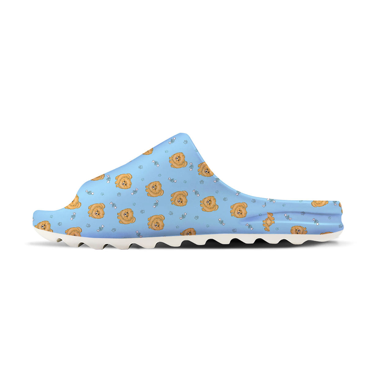 Pomeranian Little Print Pattern Sandals-grizzshop