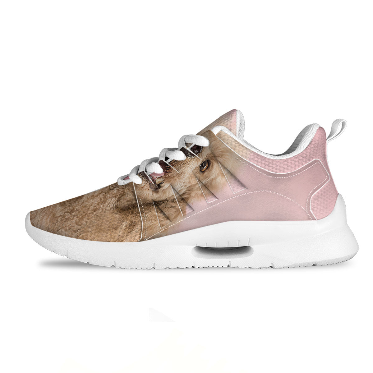 Poodle Princess Print Tennis Shoes-grizzshop