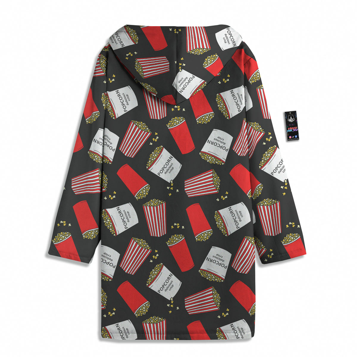 Popcorn Box Print Pattern Men's Windbreaker Jacket-grizzshop
