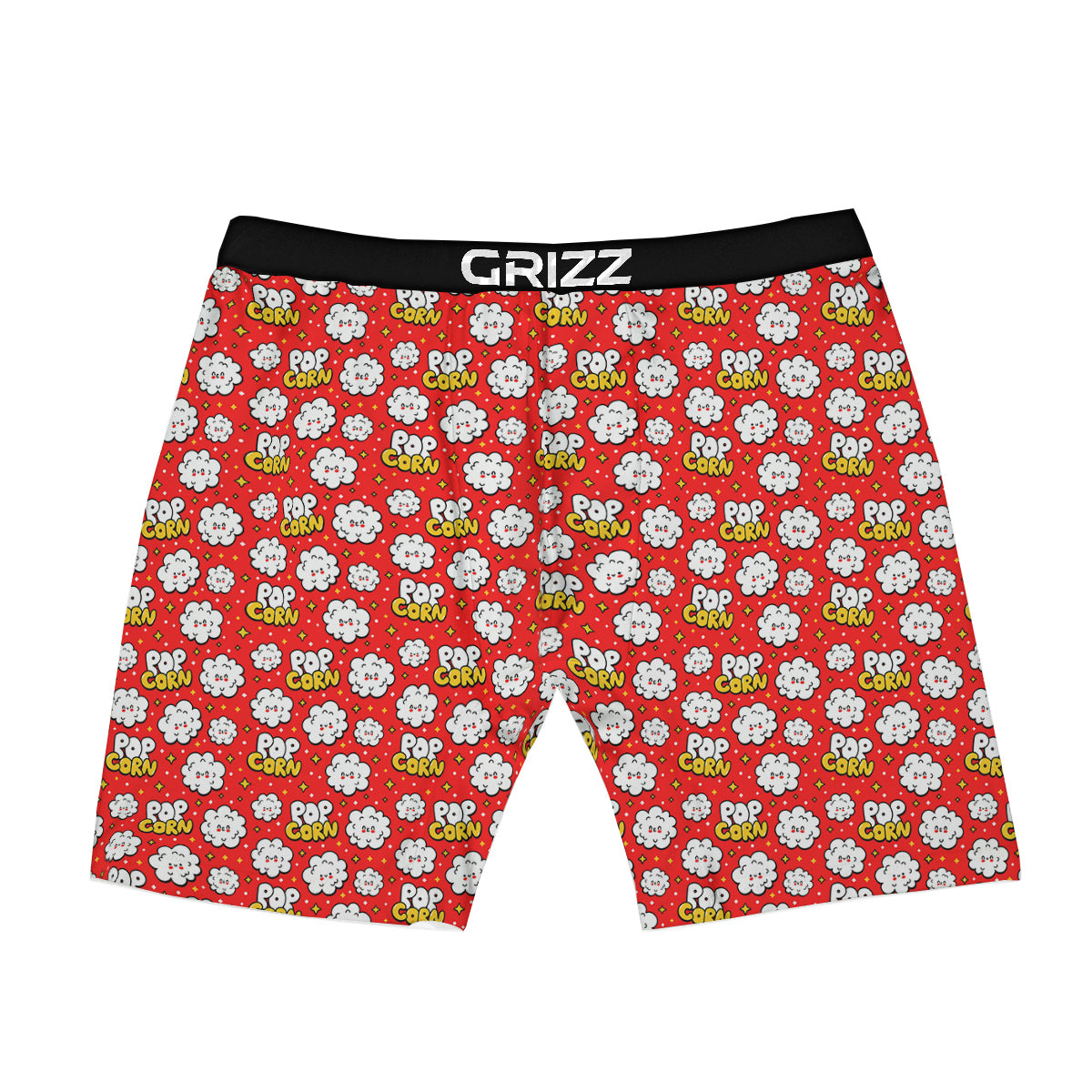 Popcorn Cute Print Pattern Boxer Briefs-grizzshop
