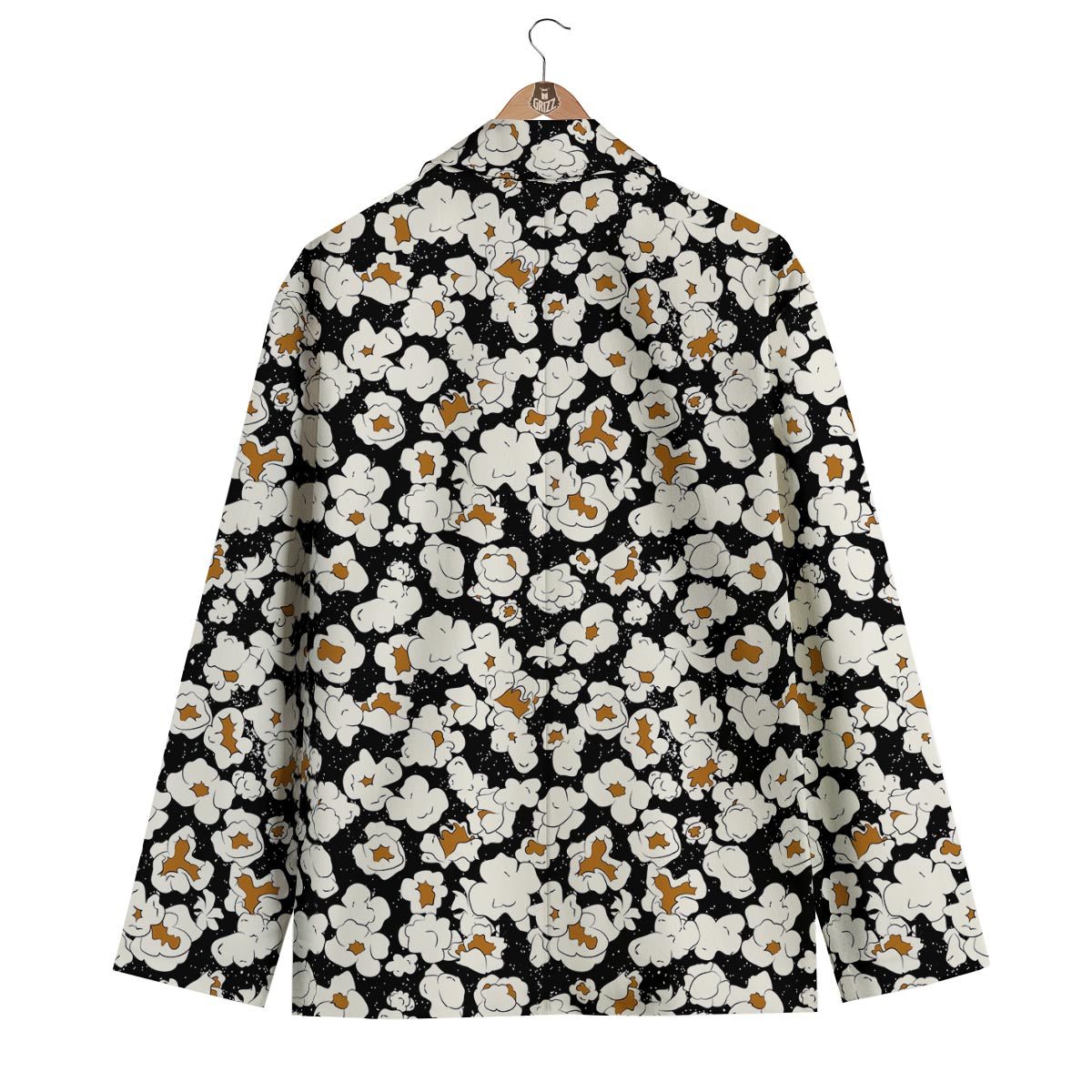 Popcorn Pattern Print Men's Blazer-grizzshop
