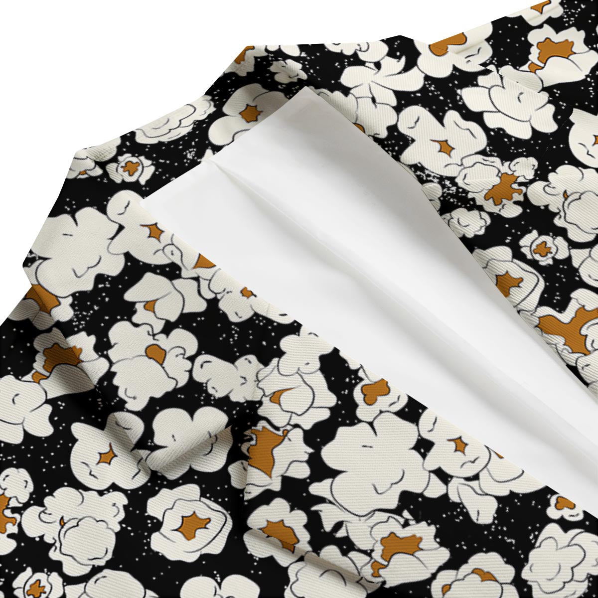 Popcorn Pattern Print Men's Blazer-grizzshop