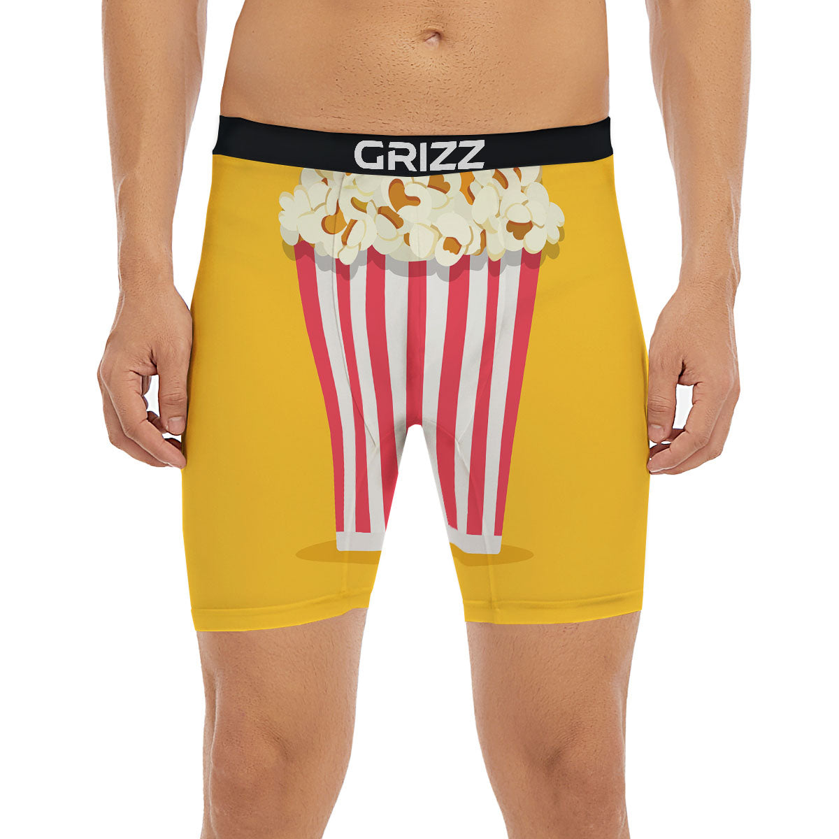 Popcorn Print Boxer Briefs-grizzshop