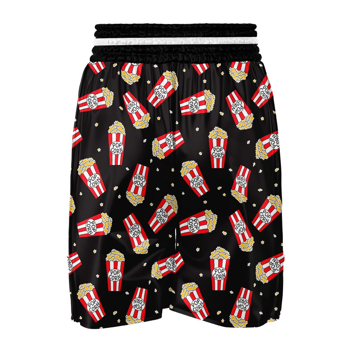 Popcorn Print Pattern Boxing Shorts-grizzshop