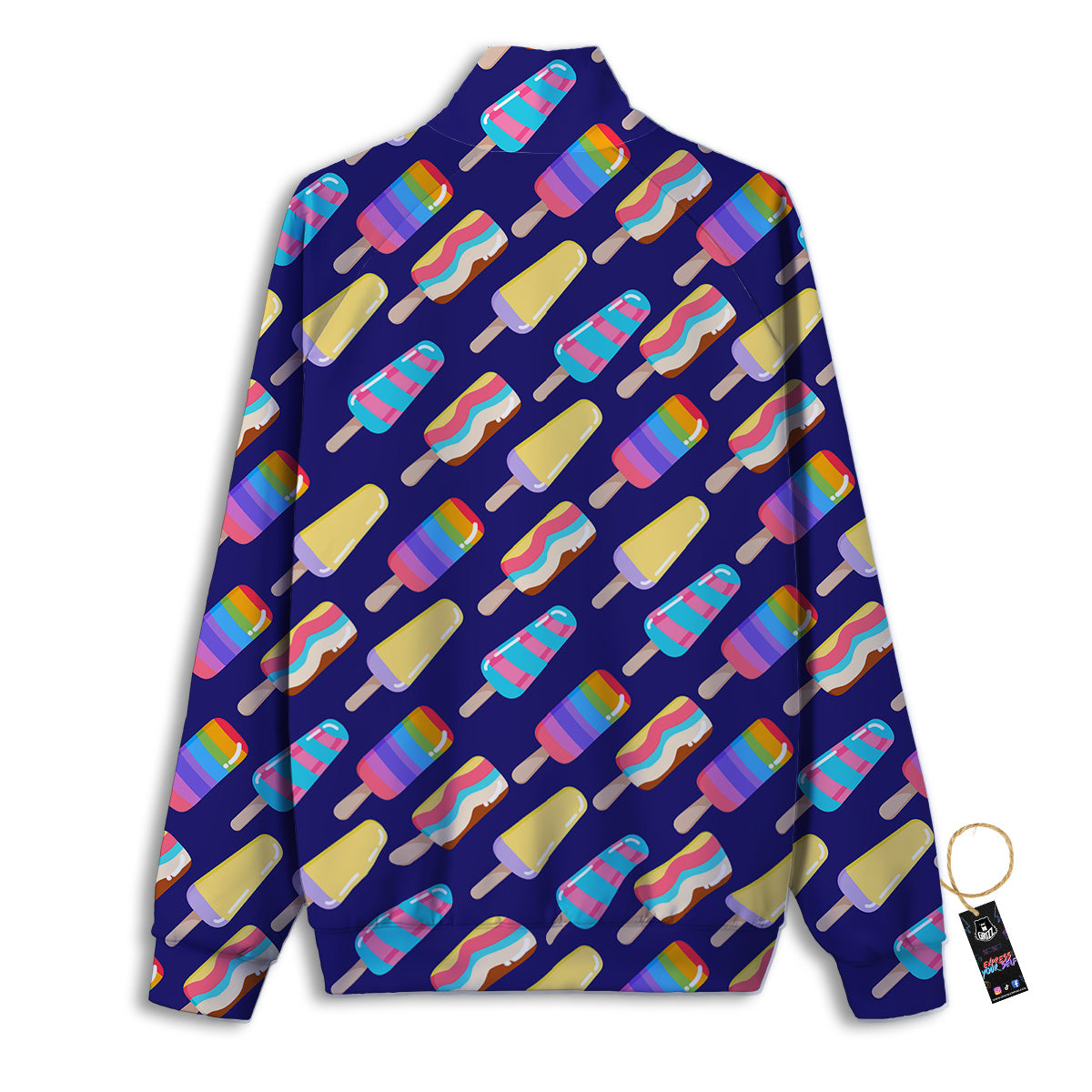 Popsicle Ice Cream Print Pattern Track Jacket-grizzshop