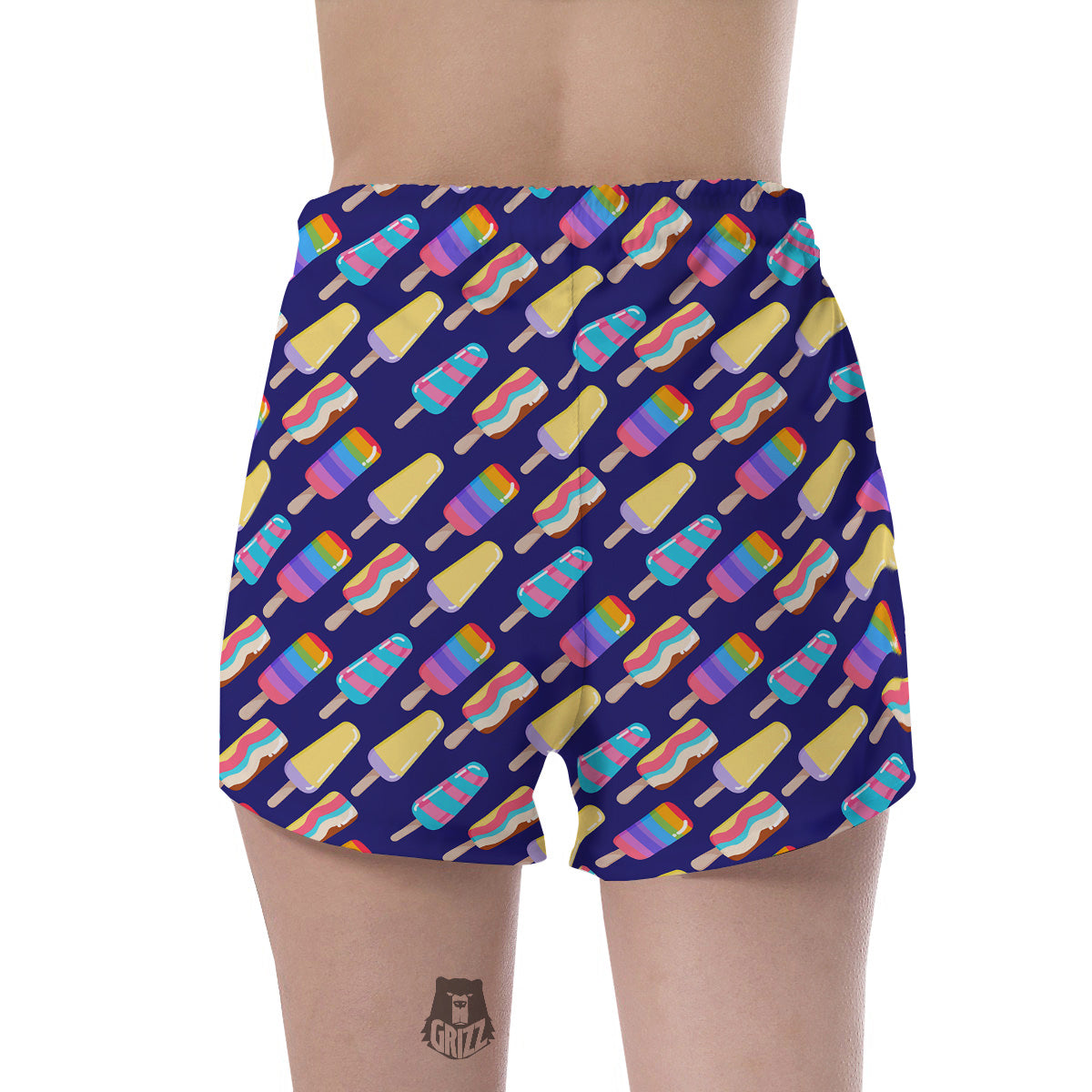 Popsicle Ice Cream Print Pattern Women's Shorts-grizzshop