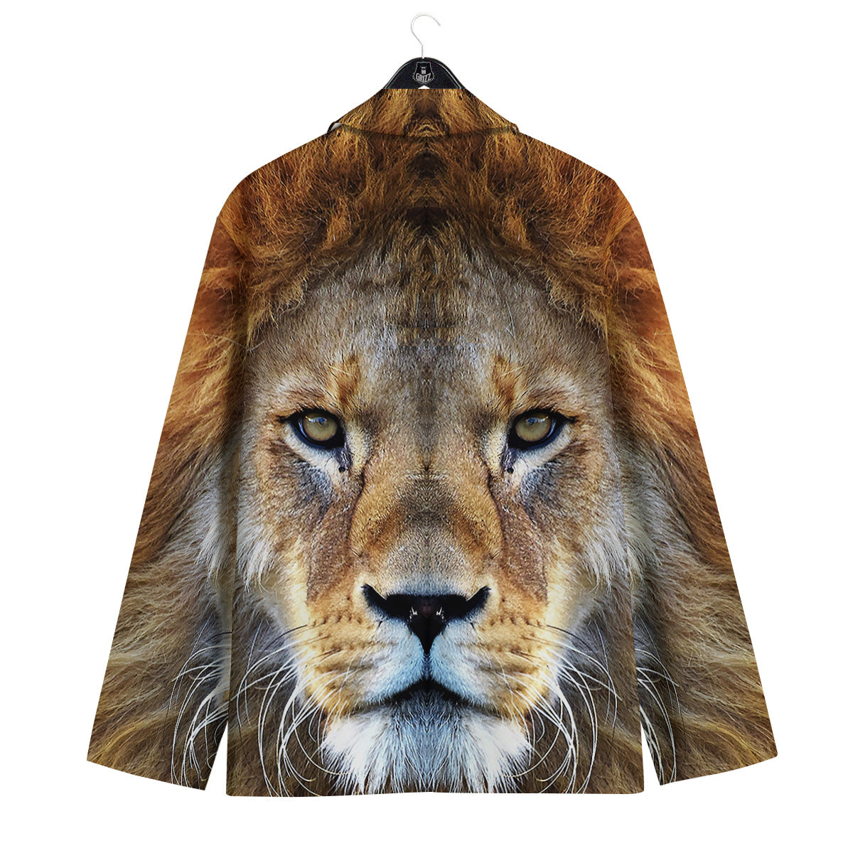 Portrait African Lion Print Men's Sport Coat-grizzshop