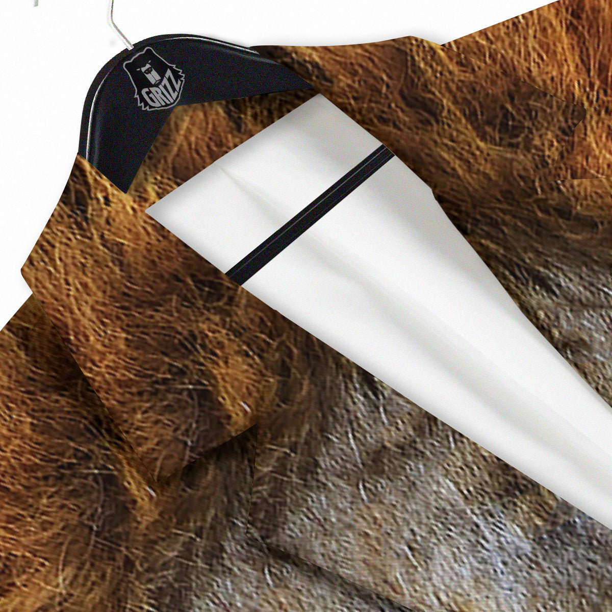 Portrait African Lion Print Men's Sport Coat-grizzshop