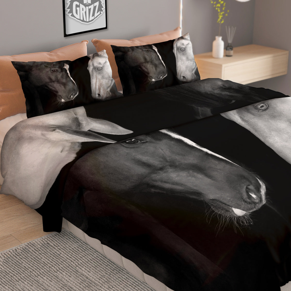 Pig Cute Pink Print Pattern Duvet Cover Bedding Set