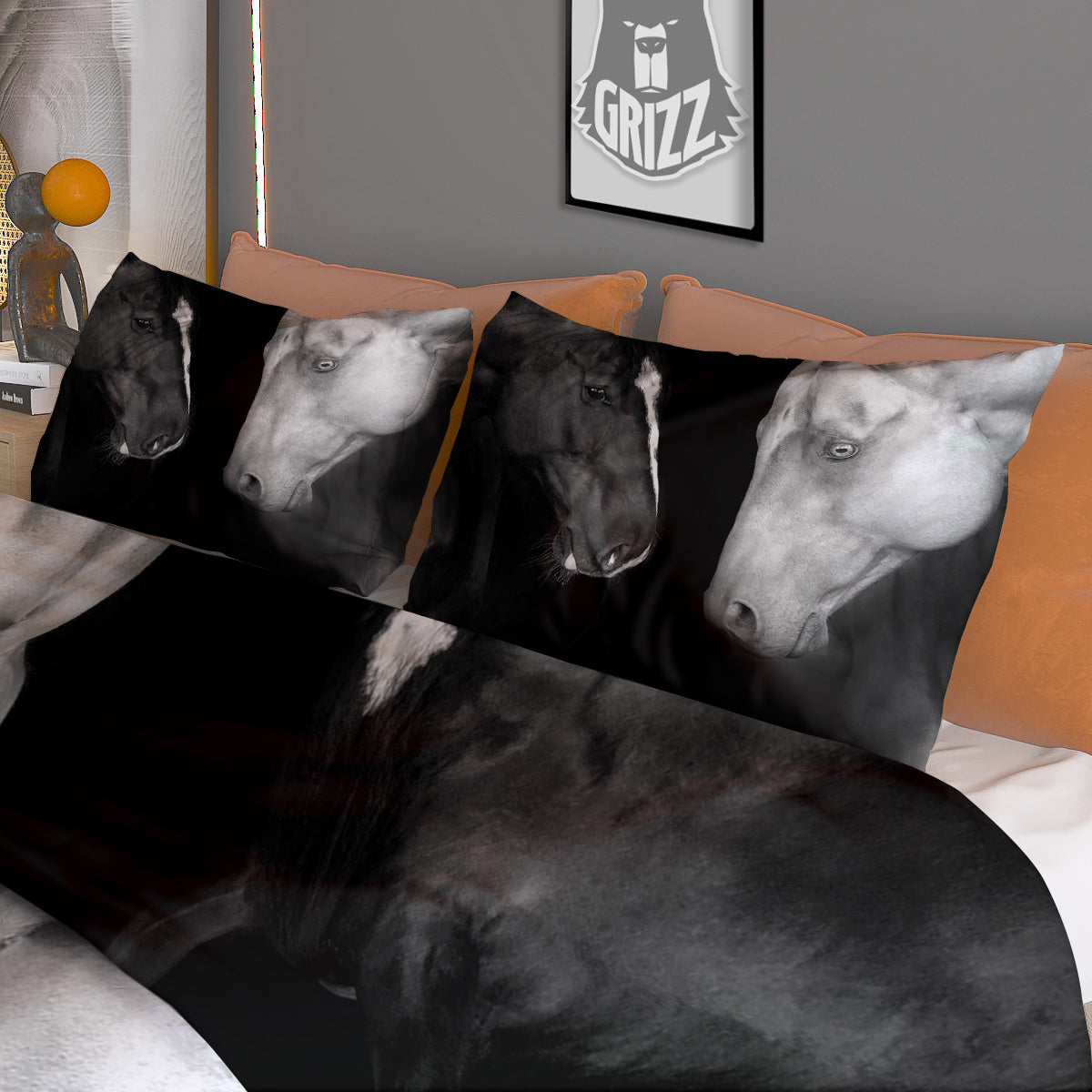 Pig Cute Pink Print Pattern Duvet Cover Bedding Set