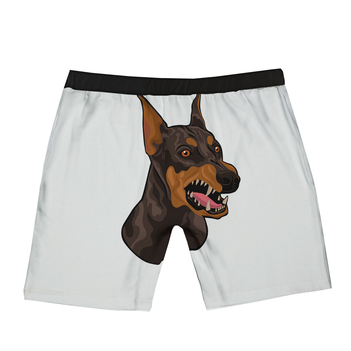 Portrait Dobermann Print Boxer Briefs-grizzshop