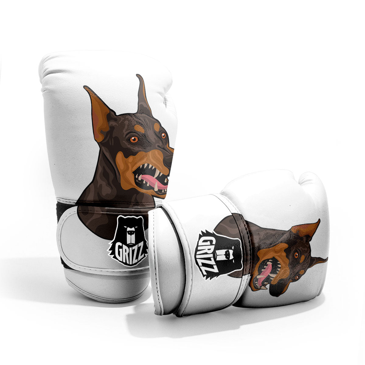 Portrait Dobermann Print Pro Boxing Glove