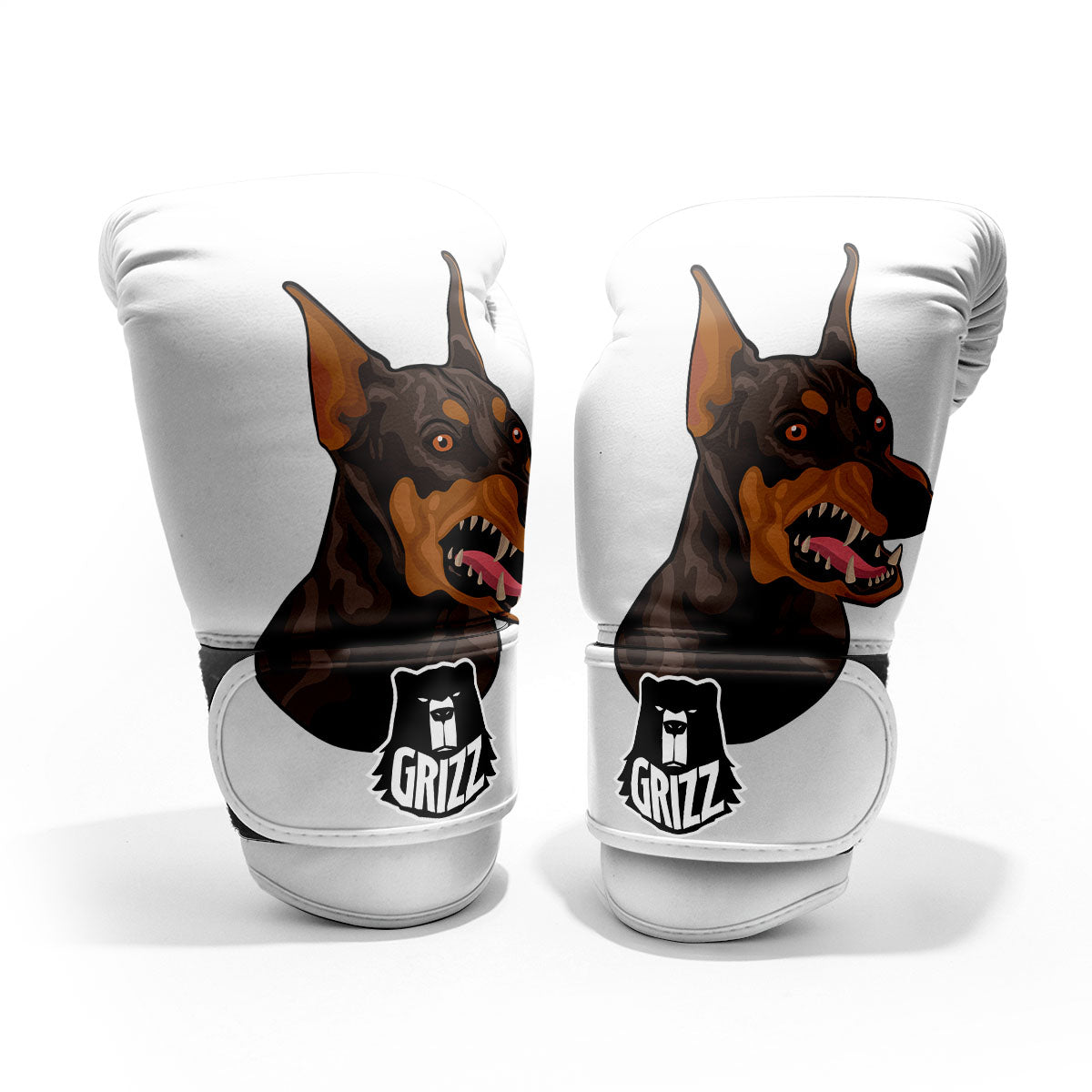 Portrait Dobermann Print Pro Boxing Glove