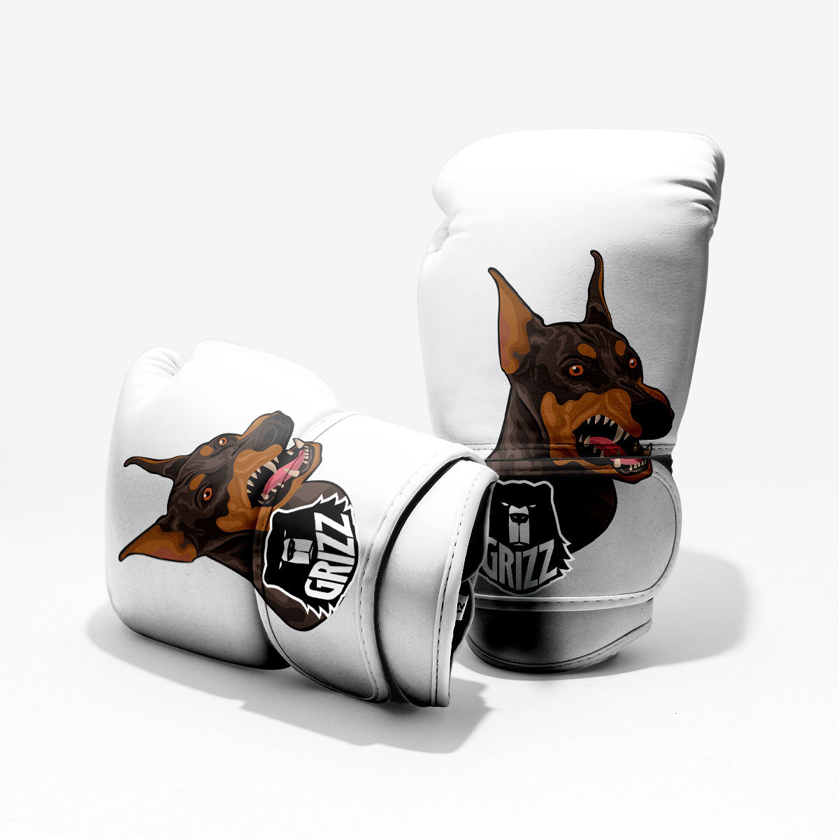 Portrait Dobermann Print Pro Boxing Glove