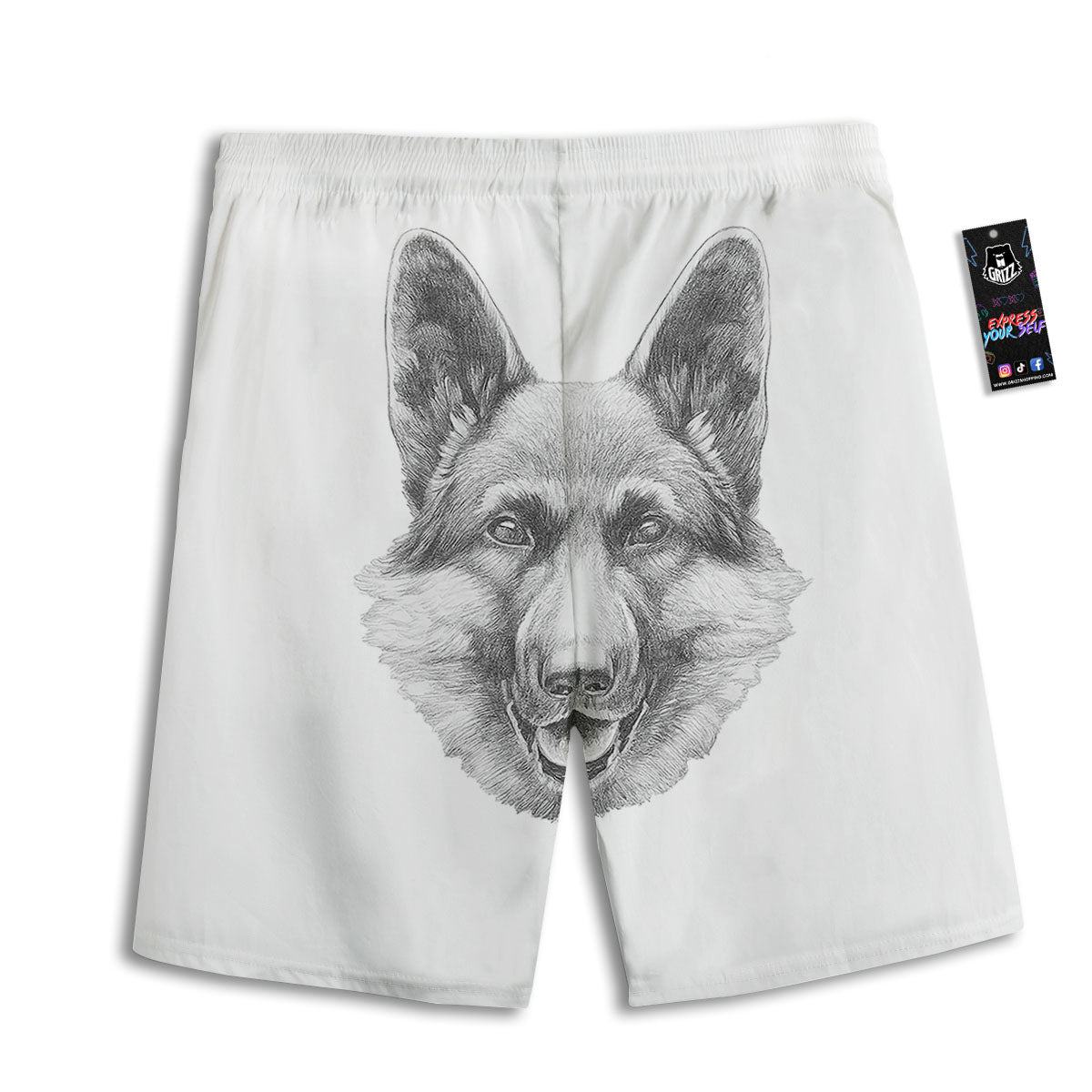 Rainbow Heart Stones LGBT Pride Print Men's Athletic Shorts