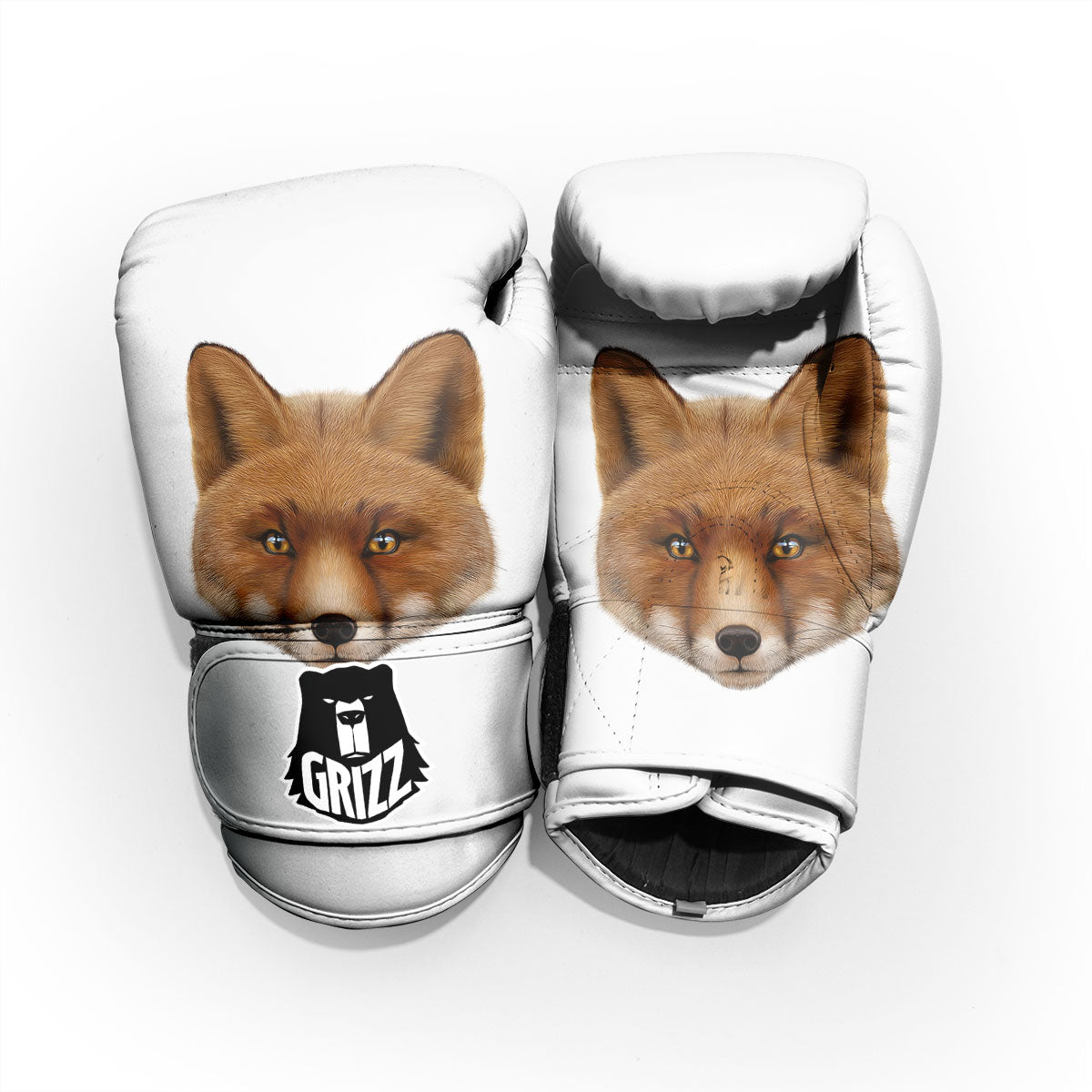 Portrait Fox Print Pro Boxing Glove